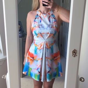 Halter flower Dress